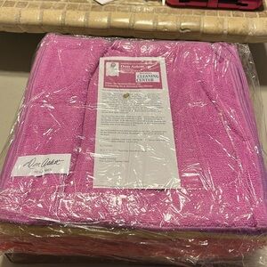 Don aslett 50pc dual microfiber set Qvc brand new in box.Cleaning/dusting/window